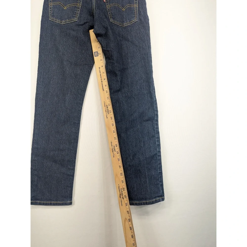 Levi's 502 Regular Taper Boys Jeans Size 12 Reg Dark Wash‎ Denim 26x27